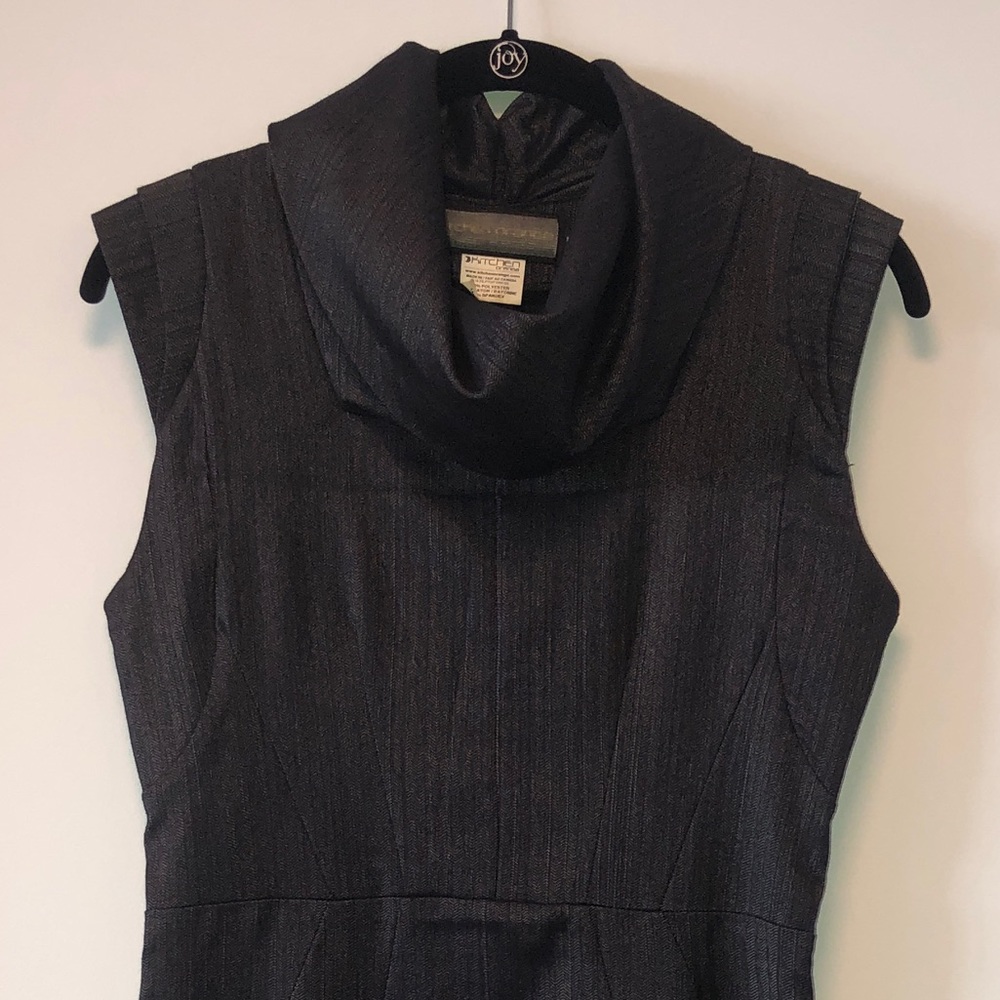 Cowl Neck Sleeveless Dress